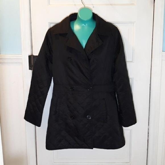 Lilly Pulitzer preppy medium trench Dark Academia - Picture 1 of 3